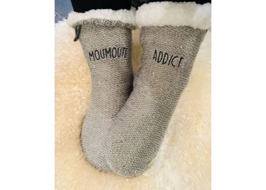 Chaussettes "Moumoute addict"