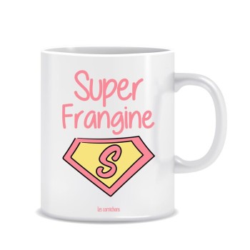 Mug "Super Frangine" - décoré en France