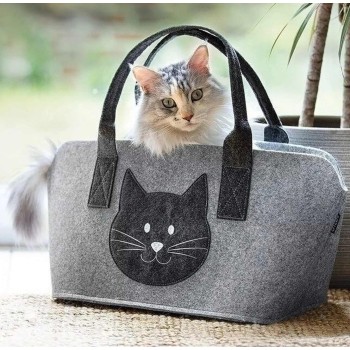 Sac en feutrine "Chat"