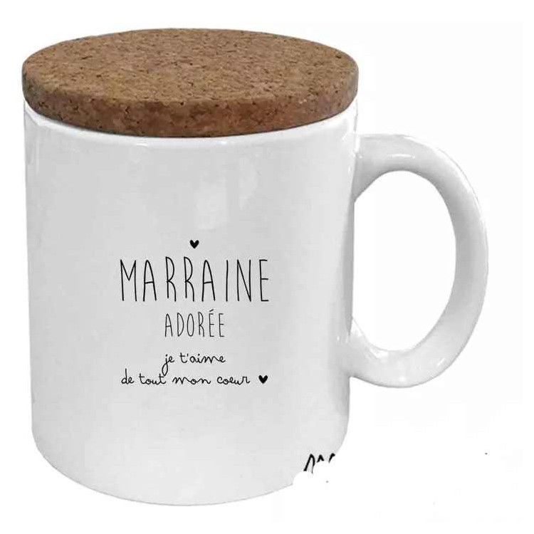 Mug "Marraine Adorée" - Marcel & Lily