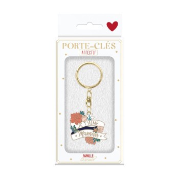 Porte clés "je t aime maman"