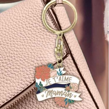 Porte clés "je t aime maman"