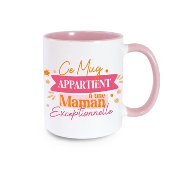 Mug "maman exceptionnelle"