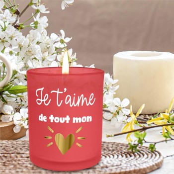 Bougie "Je t'aime..."