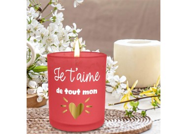 Bougie "Je t'aime..."