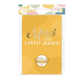 Carte et Pin's "Meilleure maîtresse"