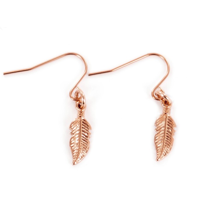 Boucles d'oreilles "Plumes" en Acier - Créateur français Boucles d'oreilles "Plumes" en Acier - Créateur français