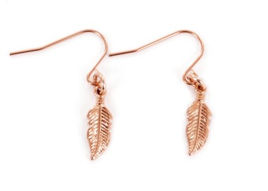 Boucles d'oreilles "Plumes" en Acier - Créateur français