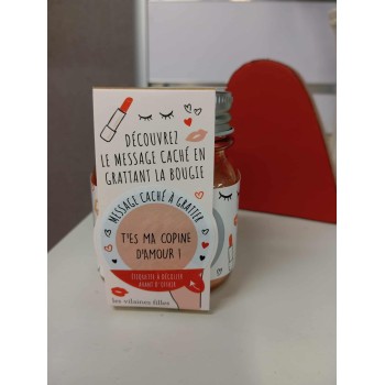 Bougie à gratter Copine d'amour