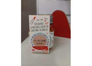 Bougie à gratter Copine d'amour