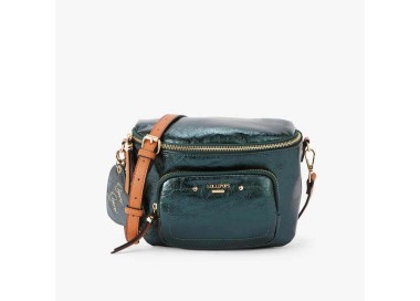 Sac bandoulière métallisé Vert Foncé - LOLLIPOPS