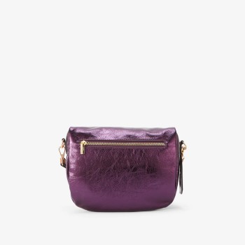 Sac bandoulière métallisé Violet - LOLLIPOPS