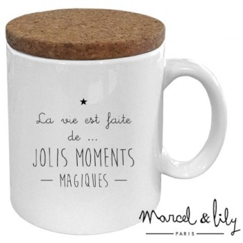 Mug "La vie est faite de Jolis moments magiques" - Marcel & Lily