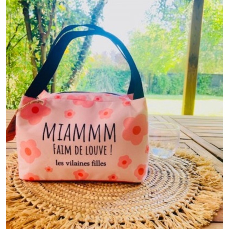 Lunch bag "MIAMMM Faim de louve"- Les Vilaines Filles