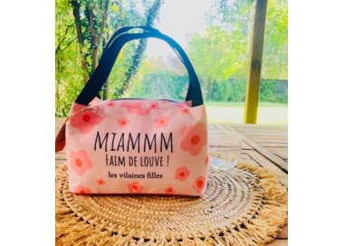 Lunch bag "MIAMMM Faim de louve"- Les Vilaines Filles