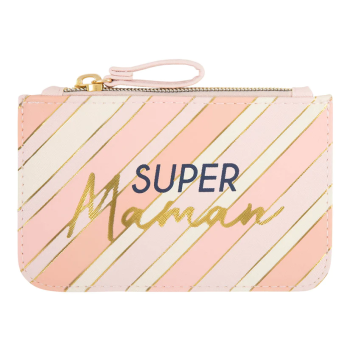 Petite pochette "Super Maman"