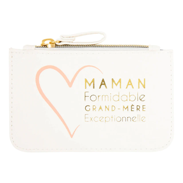 Petite pochette "Maman formidable Grand-mère exceptionnelle" Petite pochette "Maman formidable Grand-mère exceptionnelle"