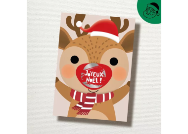 Carte à gratter "Joyeux Noël"