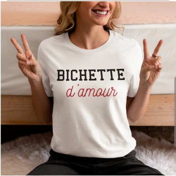Tee-shirt "Bichette d'Amour"