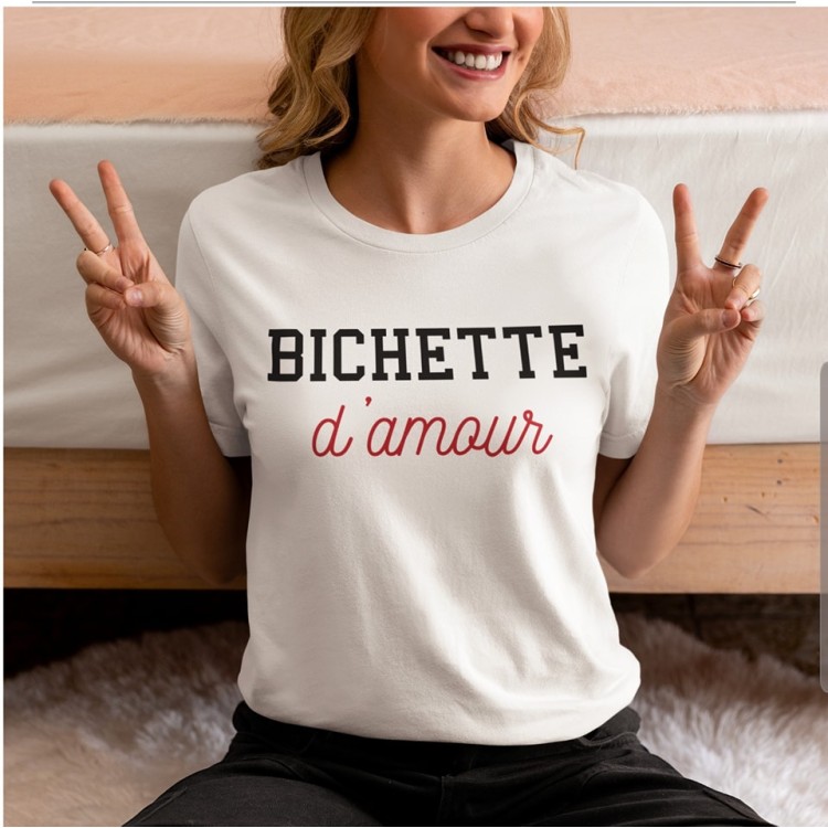 Tee-shirt "Bichette d'Amour"