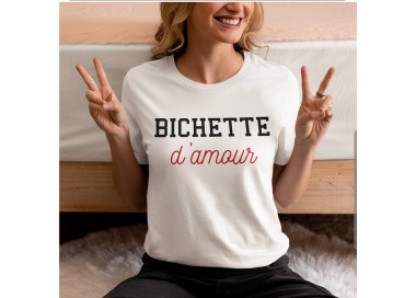 Tee-shirt "Bichette d'Amour"