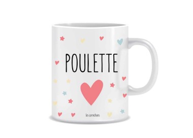 Mug "Poulette" - décoré en France