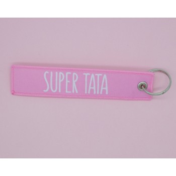 Porte-clés "Super Tata"