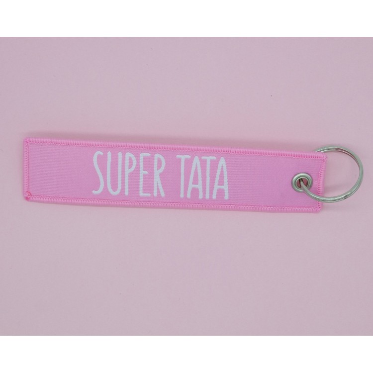 Porte-clés "Super Tata"