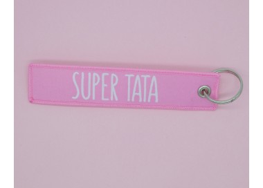 Porte-clés "Super Tata"