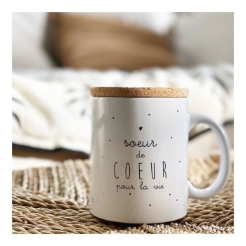 Mug "Soeur de Coeur" - Fabriqué en France