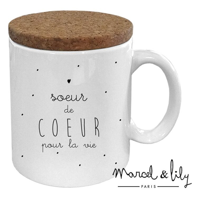 Mug "Soeur de Coeur" - Fabriqué en France